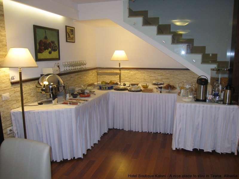 Boutique Hotel Kotoni Tirana Restaurant foto